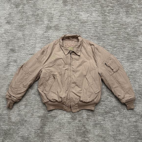 Vintage US Military Jacket Mens XL Long CVC Cold Weather Flame Aramid 00s - Picture 1 of 10